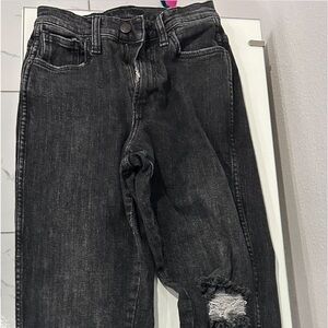 Arizona black ripped jeans size 1